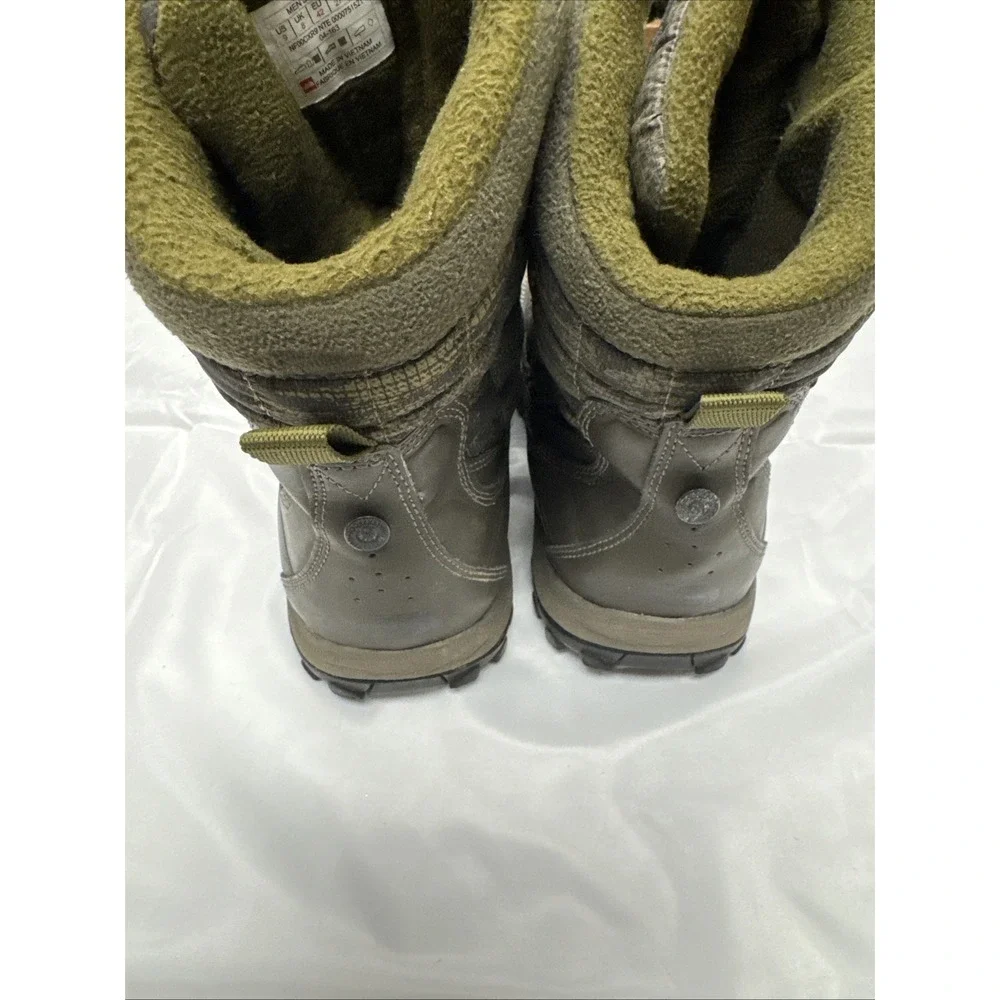 The North Face ThermoBall Eco Men's 9 Insulated‎ Winter Boots Brown/Green